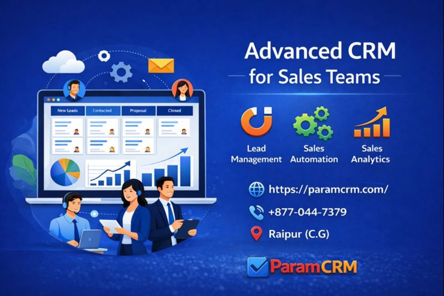 ParamCRM Advanced CRM Tool for Sales Teams