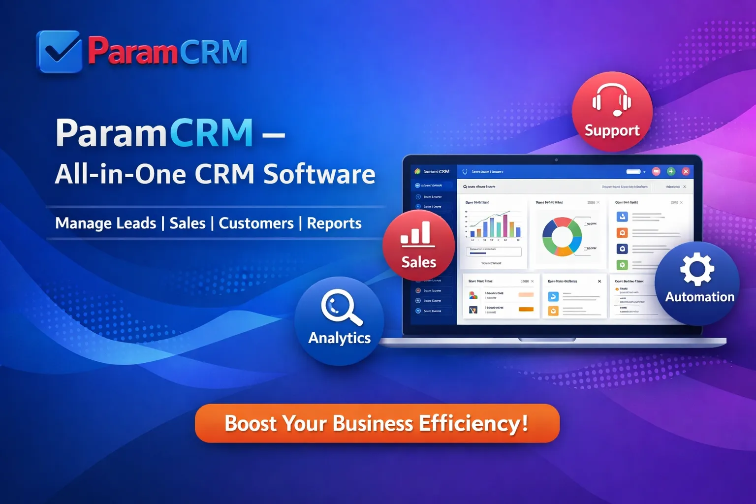 ParamCRM All in One CRM Software for Businesses