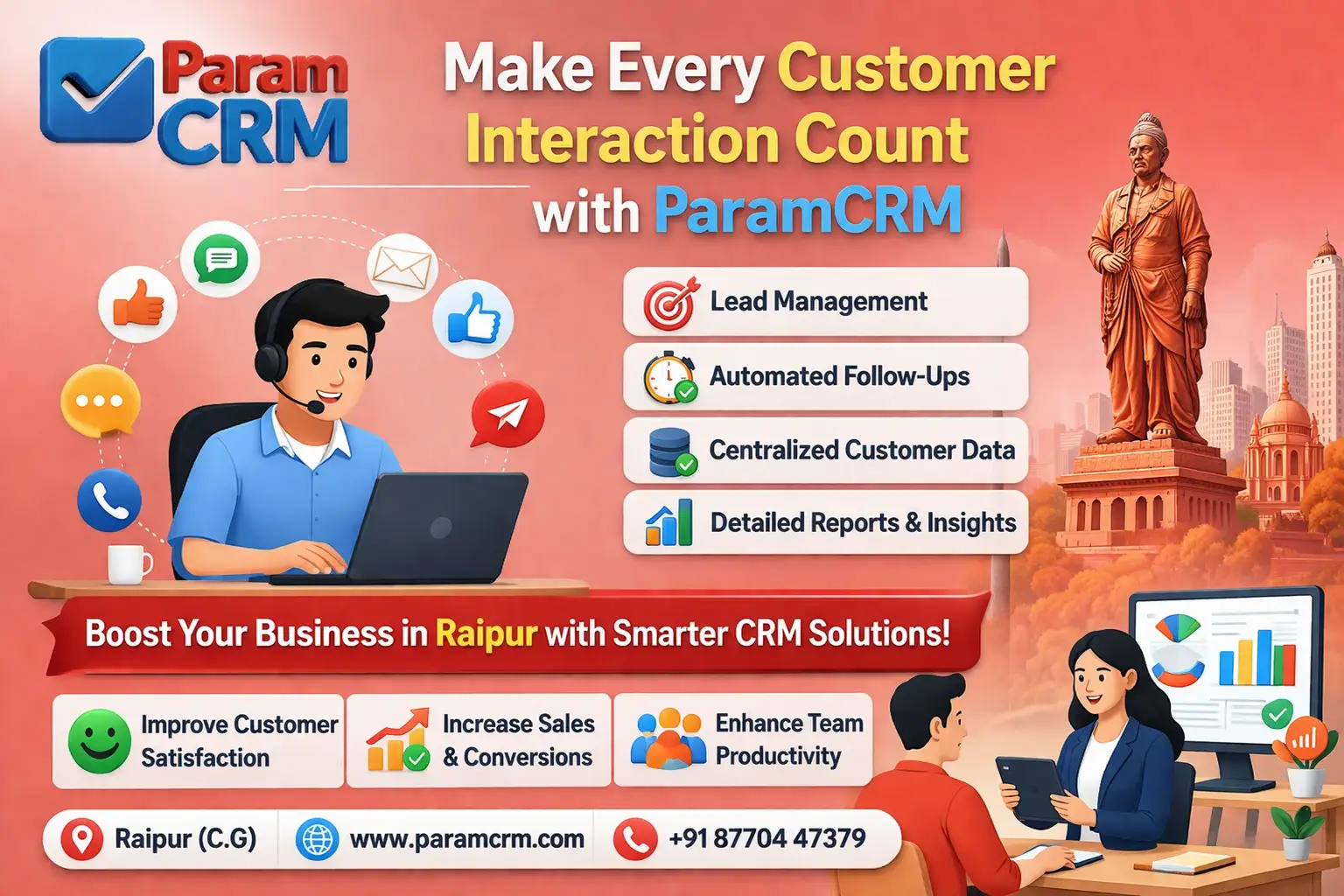 Make Every Customer Interaction Count with ParamCRM