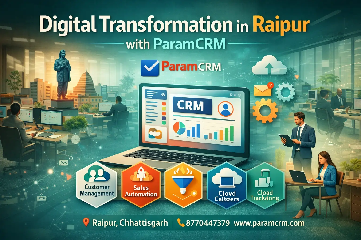Digital Transformation in Raipur with ParamCRM