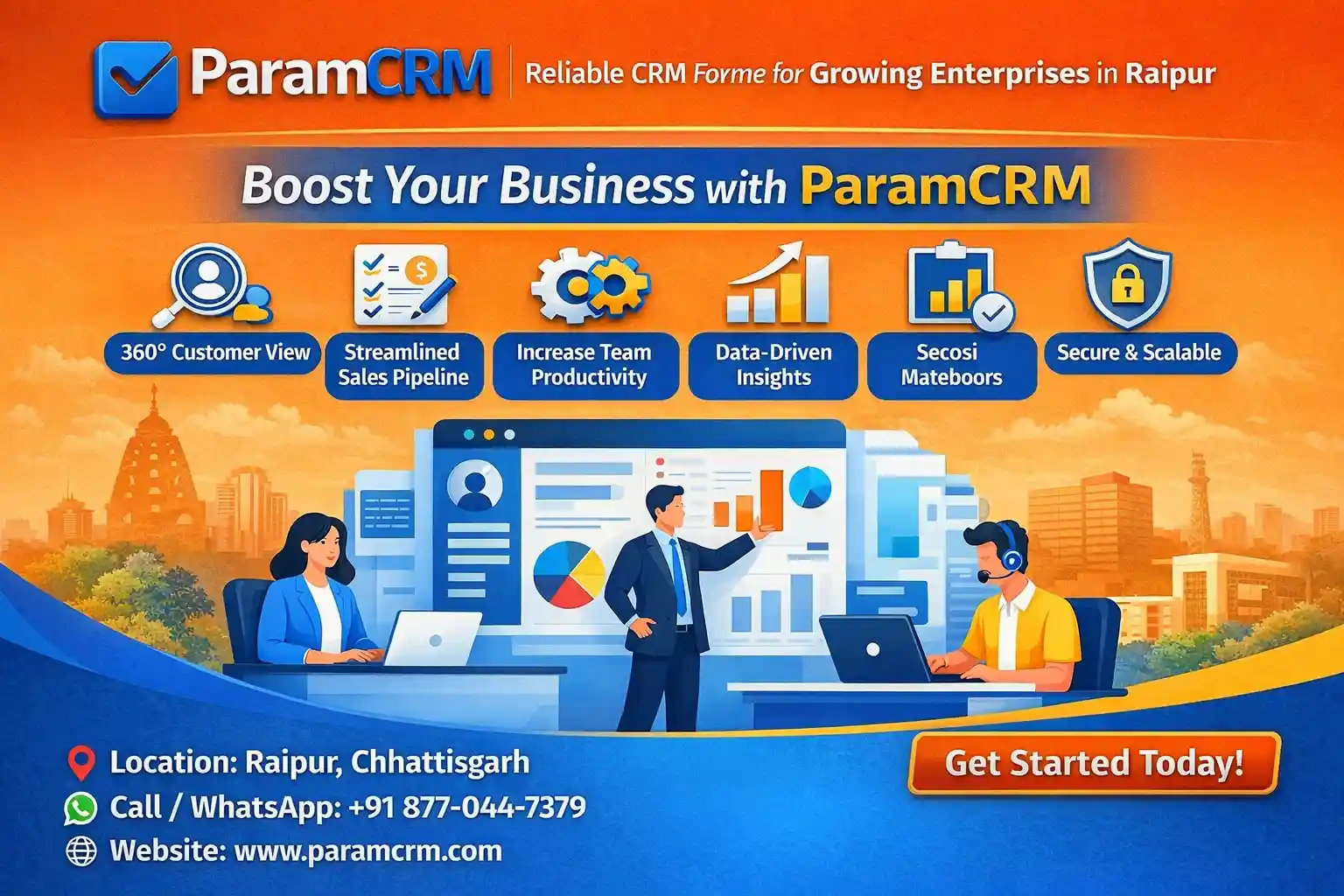 ParamCRM Reliable CRM Software for Enterprises in Raipur