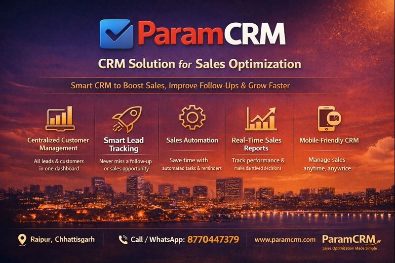ParamCRM CRM Solution for Sales Optimization