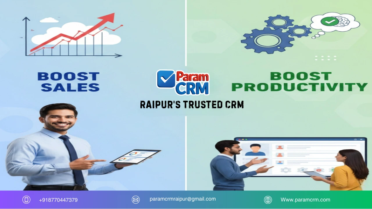 Boost Your Sales and Productivity with Param CRM Raipur Most Reliable CRM Solution