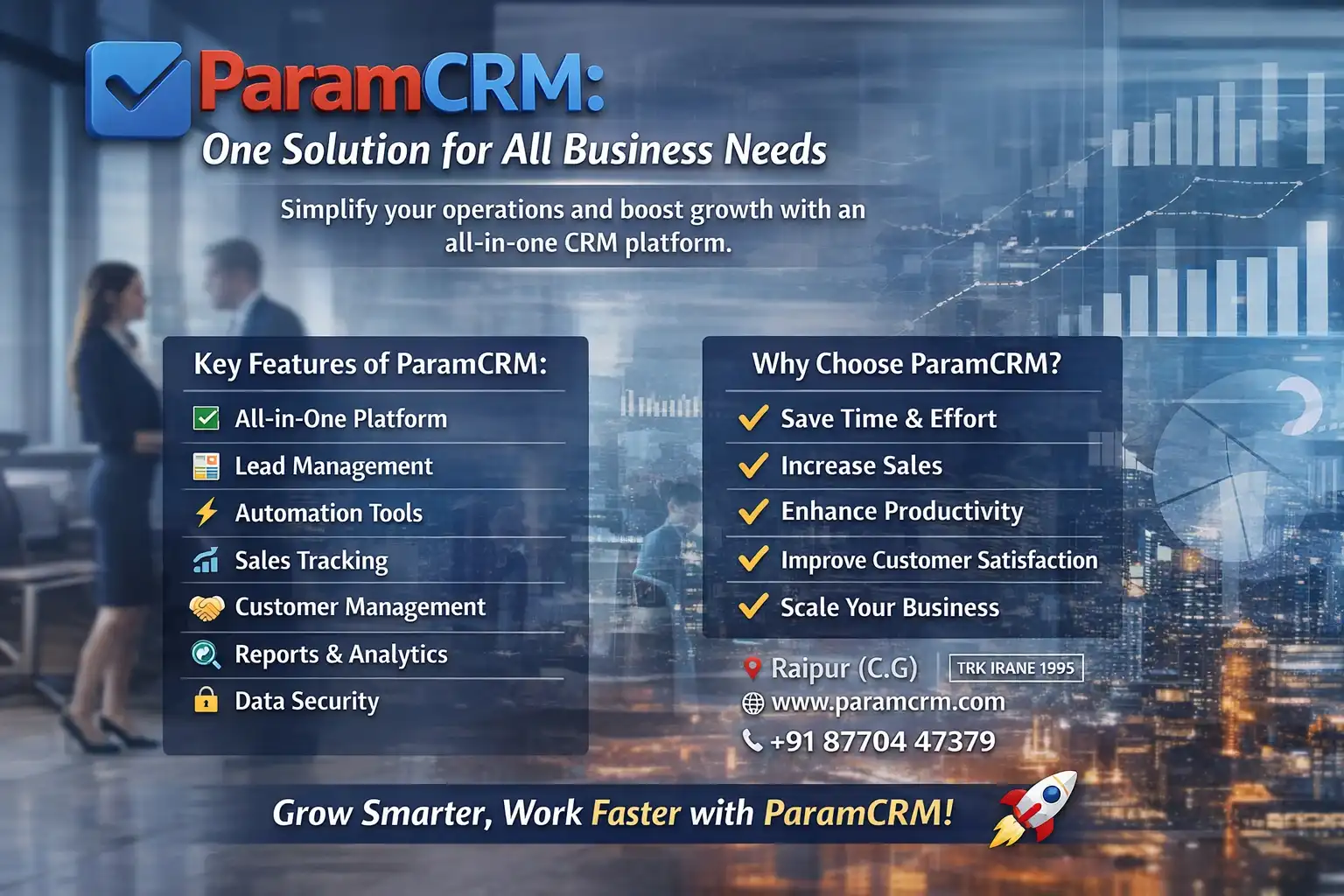 ParamCRM One Solution for All Business Needs