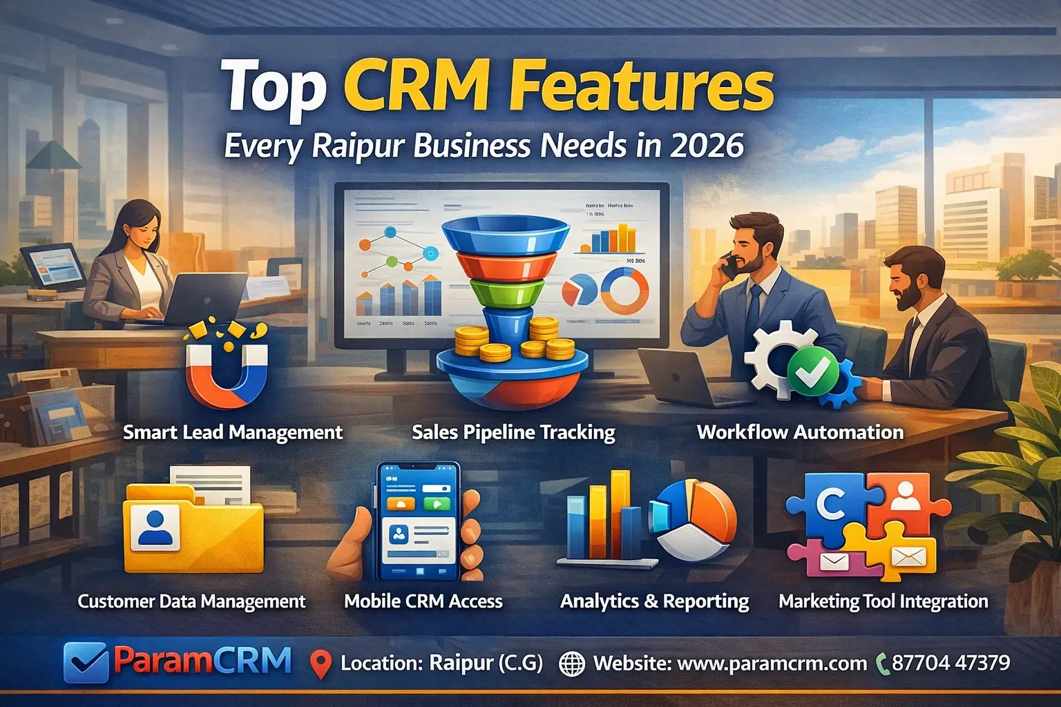 Top CRM Features Every Raipur Business Needs in 2026